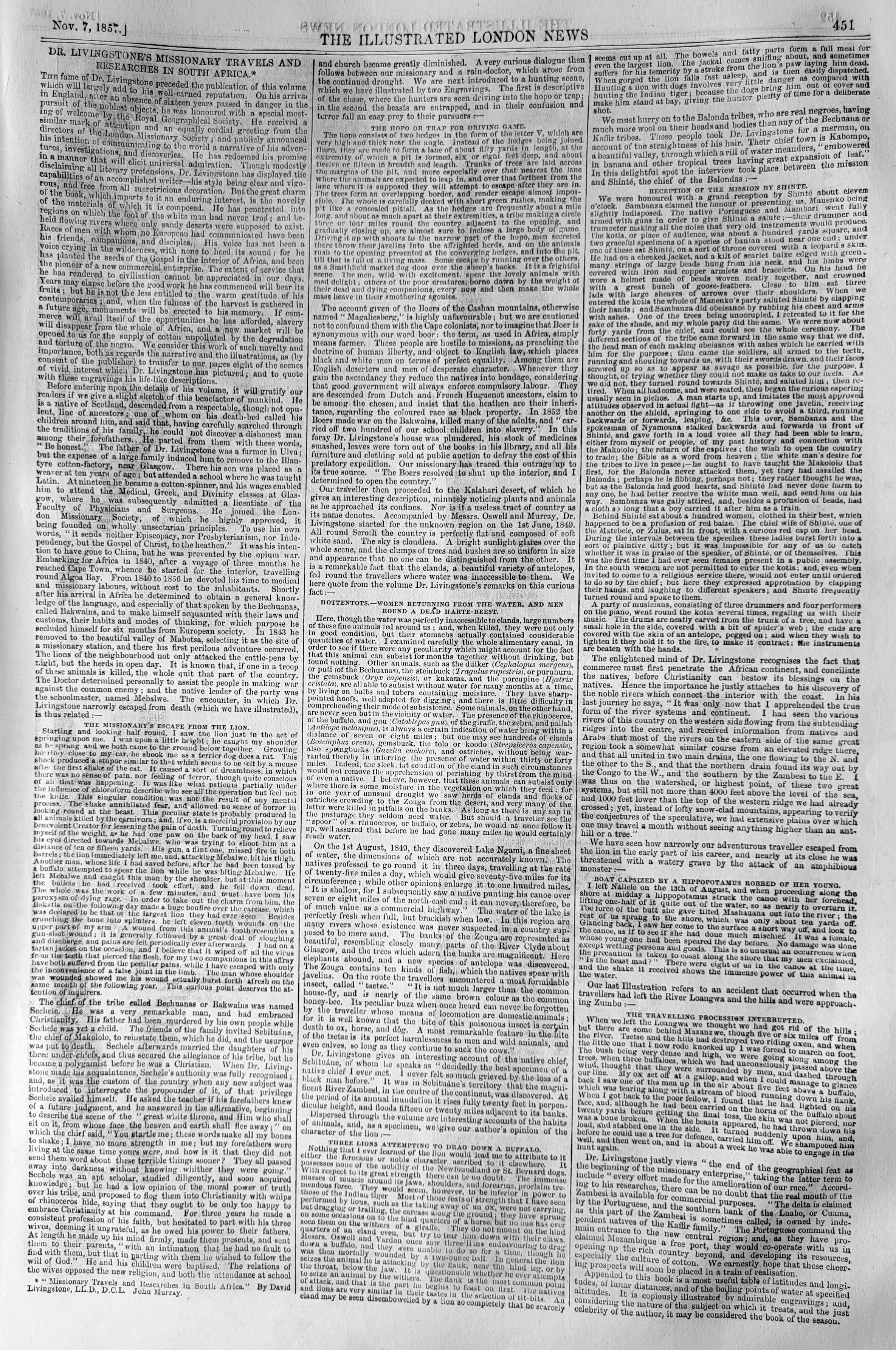 livingstone text